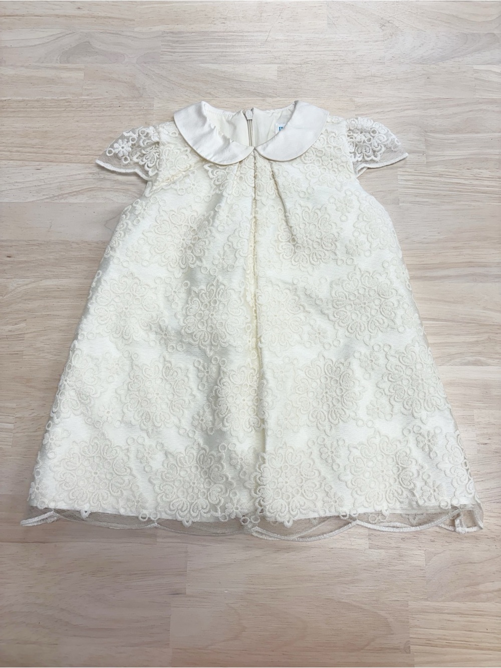 Luli & Me cream lace dress